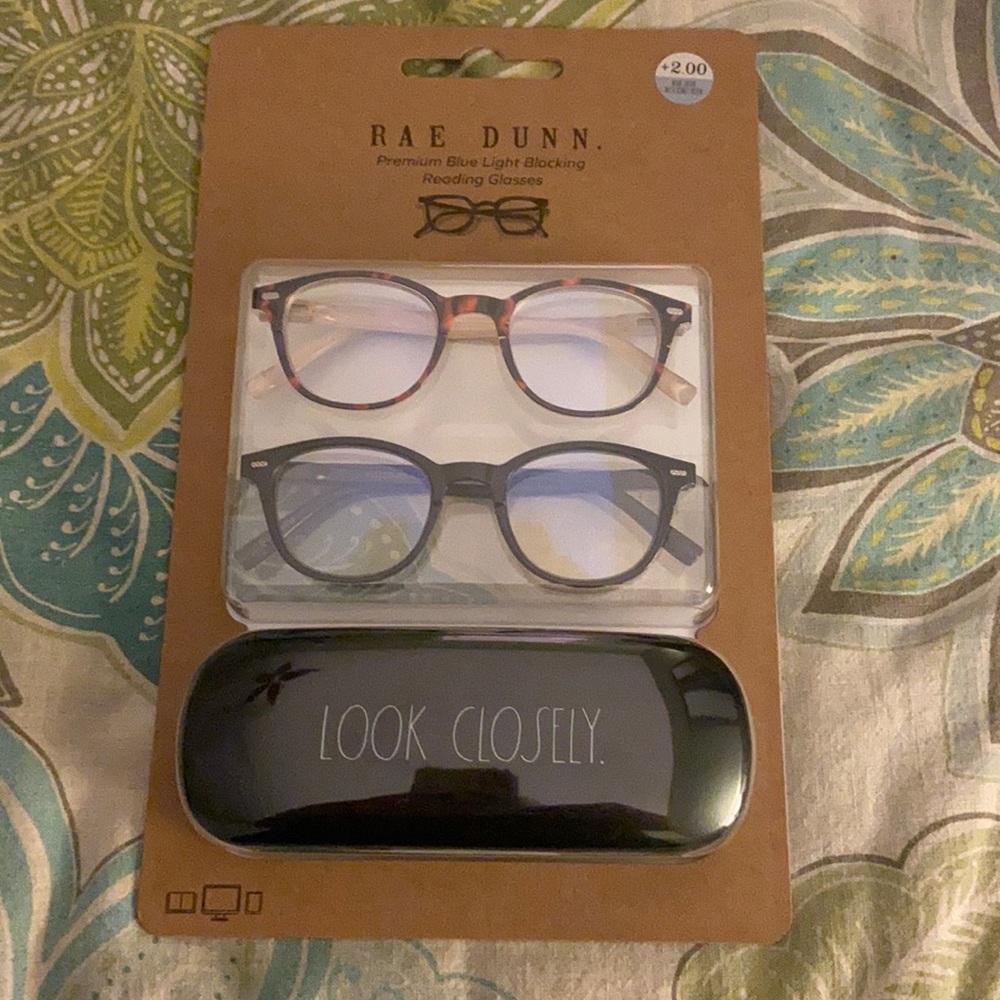 Rae Dunn blue light readers +2.00